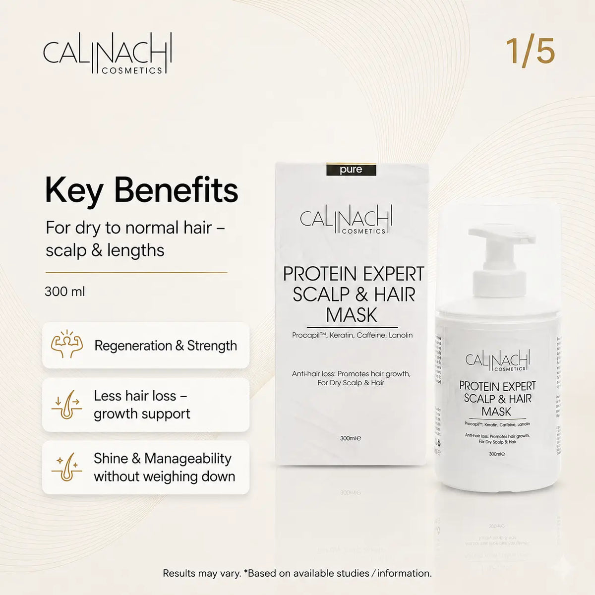 Fiber Damage Repair for Structural Breakage Recovery (With Follicle Support) HairCare Sets CALINACHI Cosmetics