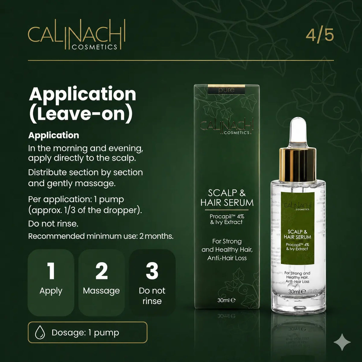 Metabolic Support for Hair Vitality Reset HairCare Sets CALINACHI Cosmetics