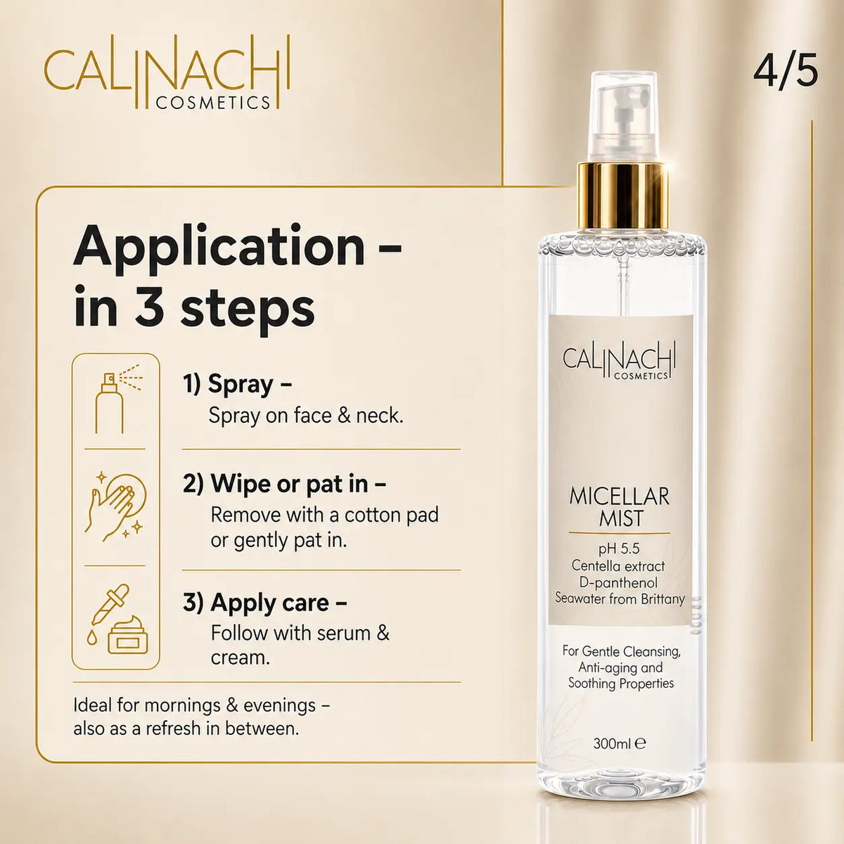 Micellar Myst, 300ml. skincare CALINACHI Cosmetics