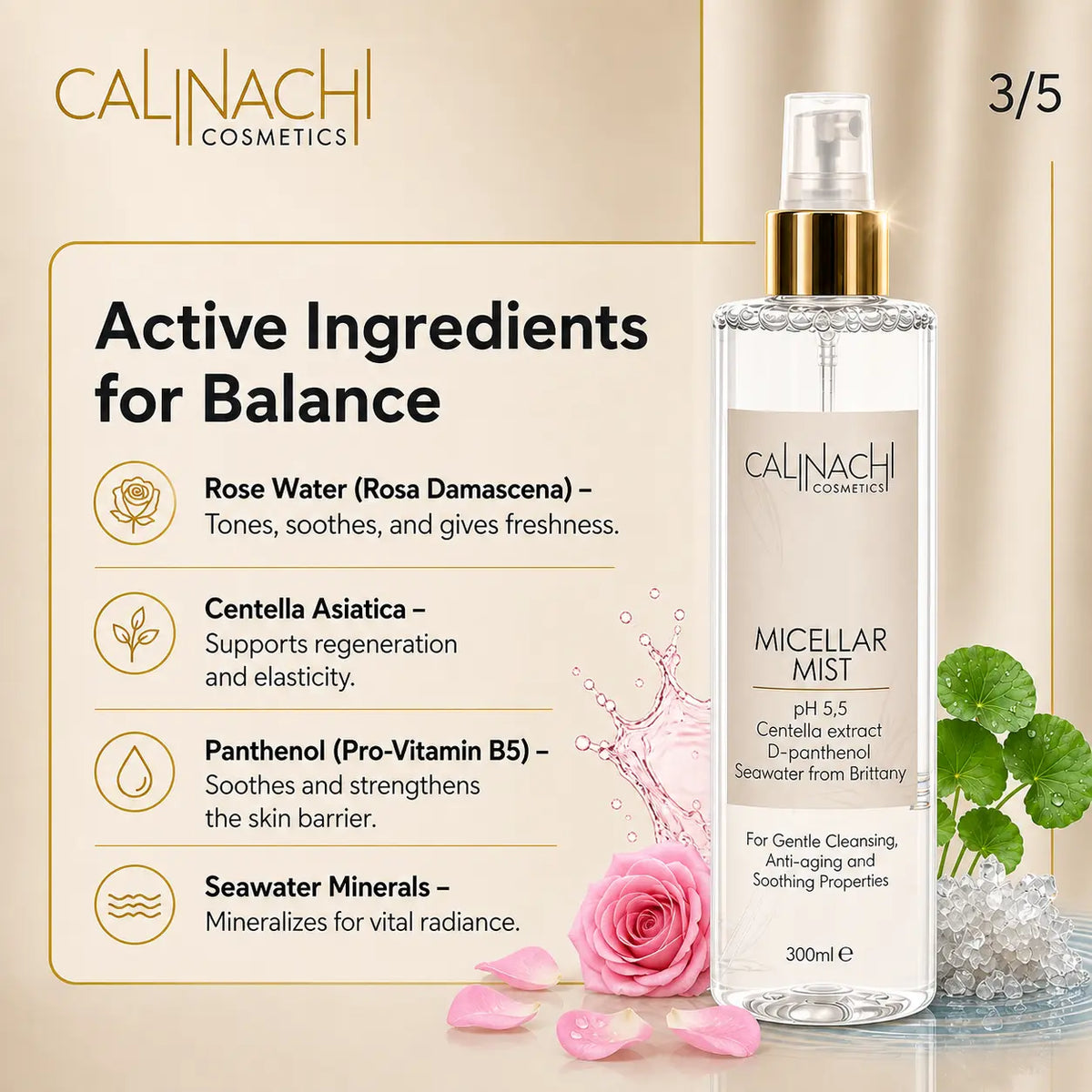 Micellar Myst, 300ml. skincare CALINACHI Cosmetics