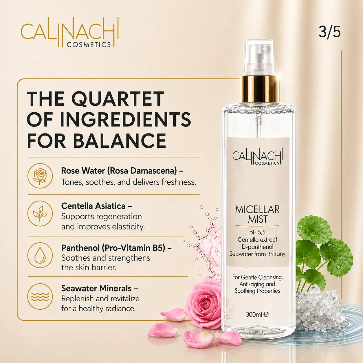 Micellar Myst, 300ml. skincare CALINACHI Cosmetics