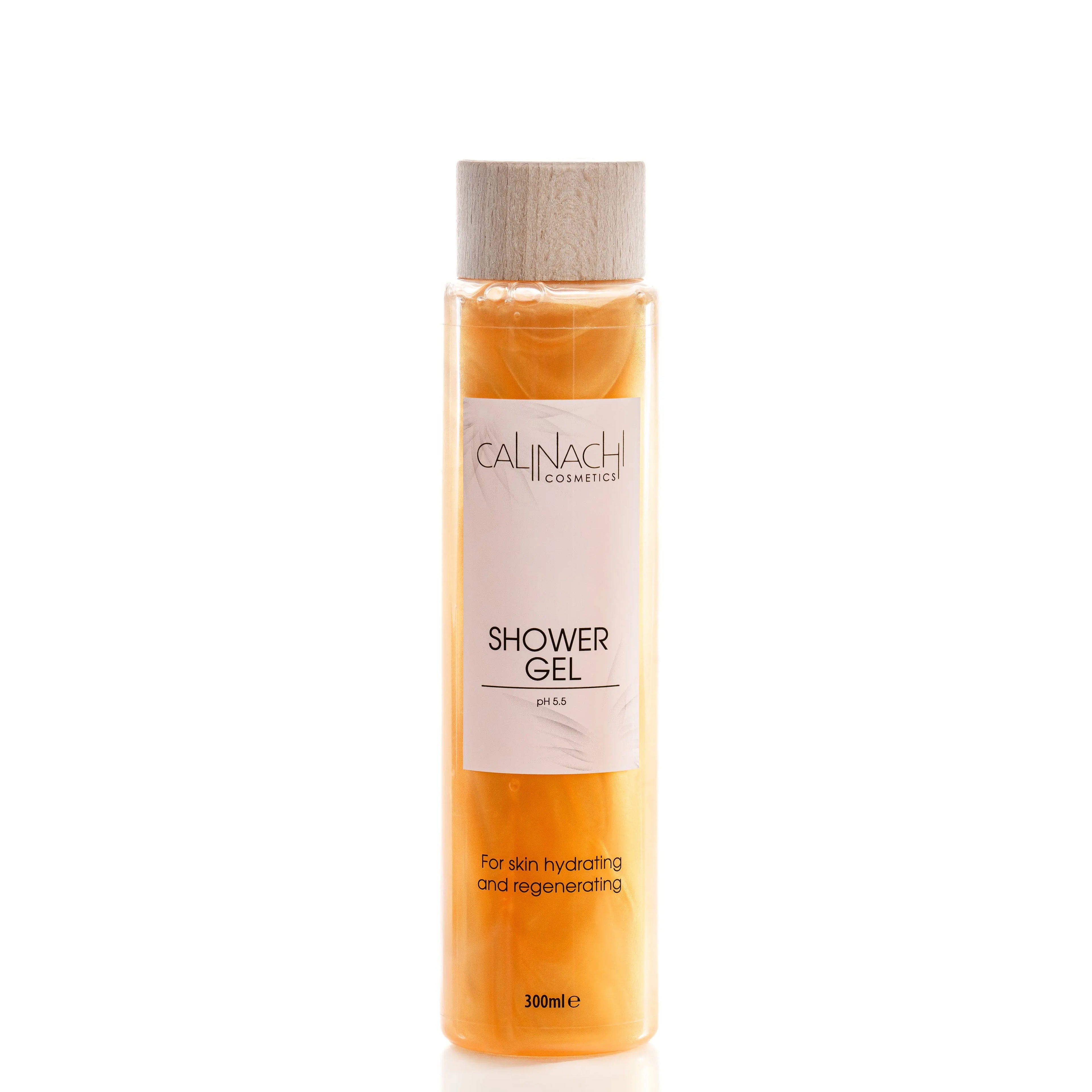 Shower Gel, Lotus and Centella extract, pH 5.5, 300ml.  CALINACHI Cosmetics
