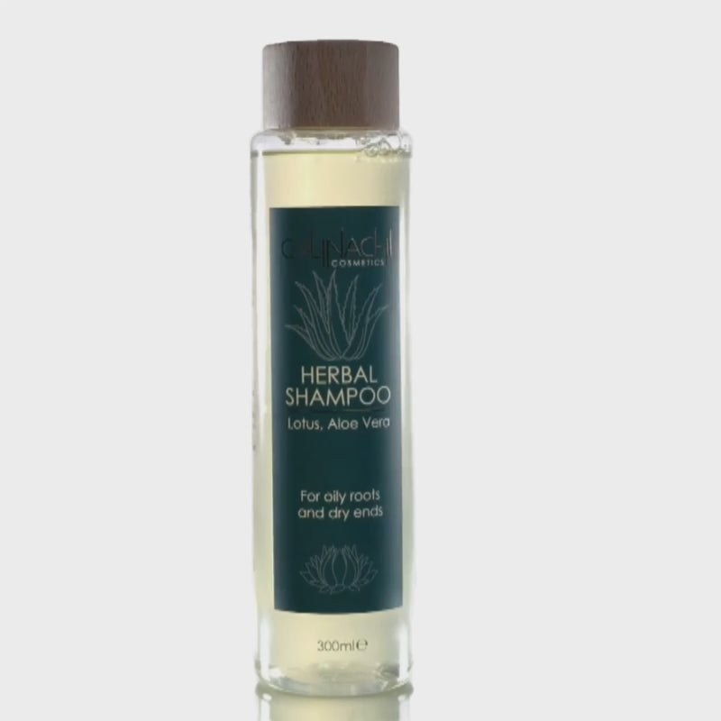 Shampooing professionnel cuir chevelu gras &amp; pointes sèches | À base de plantes &amp; sans sulfates | 300 ml
