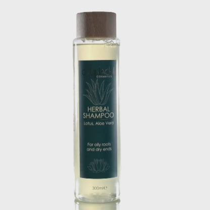 Profesionální šampon na mastnou pokožku hlavy a suché konečky | Bylinný a bez sulfátů | 300 ml